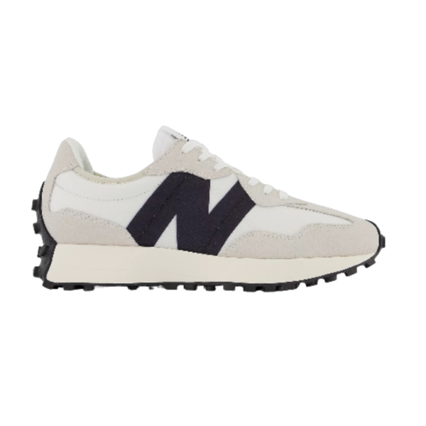 New Balance 327 Sea Salt White and Black