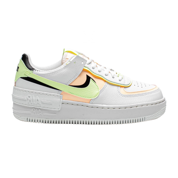 Nike AF1 Shadow White Crimson Tint